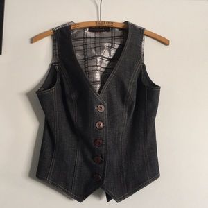 Italian Sandro Ferrone vest. Never worn. Small.